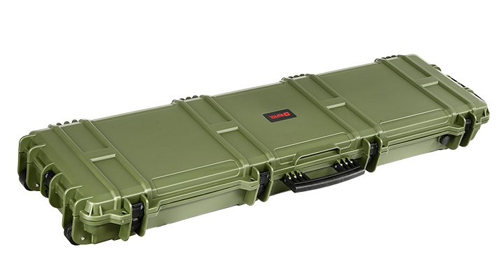 Nuprol X-Large Hard Case Waffenkoffer / Trolley 139 x 39,5 x 16 cm Waben-Schaumstoff oliv