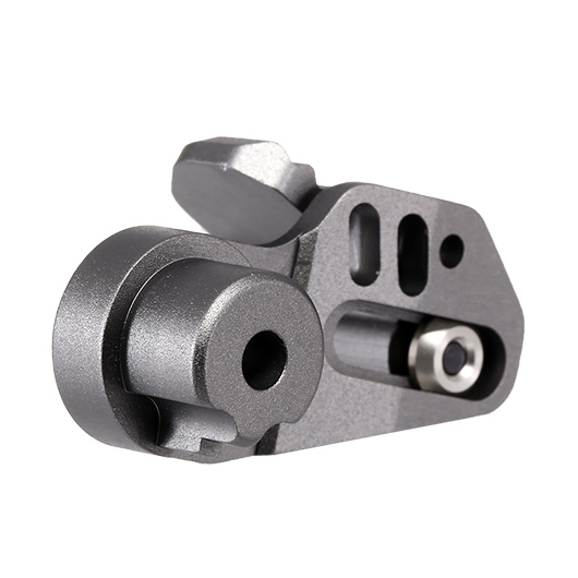 Action Army CNC Aluminium Daumenauflage Rechts f. AAC T10 Gewehre dunkelgrau Bild 2
