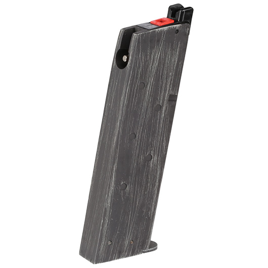 Cybergun / AWC Auto-Ordnance 1911 GBB Magazin 15 Schuss Vintage-Black - Softairgas-Version Bild 1