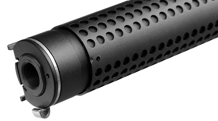 Acetech / VFC Predator Suppressor Aluminium Tracer Unit inkl. Li-Ion / Stahl Flash-Hider 14mm- schwarz Bild 5