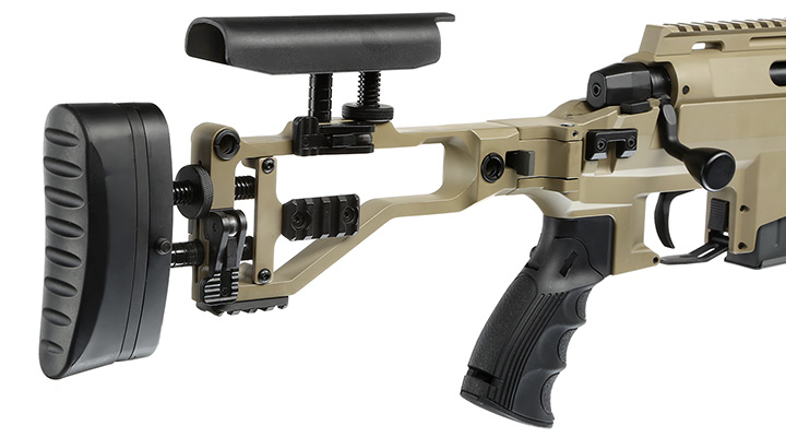 Ares MSR-303 Snipergewehr CPSB-System Springer 6mm BB Dark Earth inkl. Tactical Case Bild 10