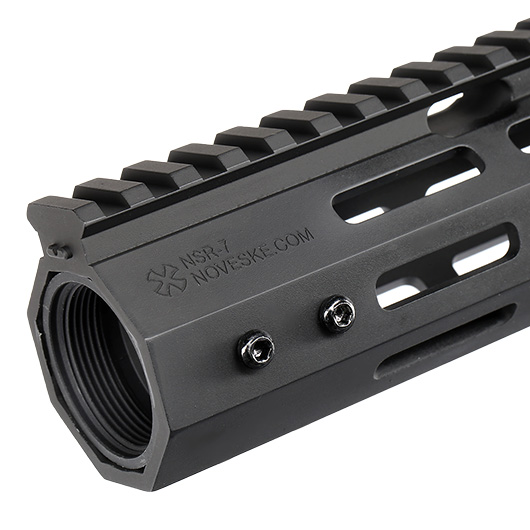 APS / EMG Noveske M4 CNC Aluminium NSR-7 M-LOK Rail Handguard Gen. 4 7 Zoll schwarz Bild 5