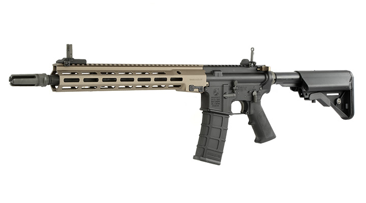 GHK Colt MK16 14.5 URGI Vollmetall Gas-Blow-Back 6mm BB Dualtone