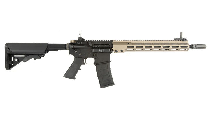 GHK Colt MK16 14.5 URGI Vollmetall Gas-Blow-Back 6mm BB Dualtone Bild 2