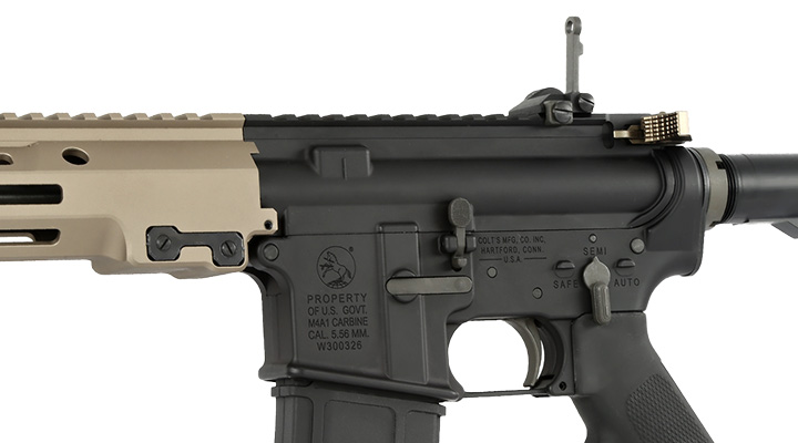 GHK Colt MK16 10.3 URGI Vollmetall Gas-Blow-Back 6mm BB Dualtone Bild 7