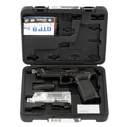 G&G GTP9 MS mit Metallschlitten GBB 6mm BB schwarz inkl. Pistolenkoffer Bild 7