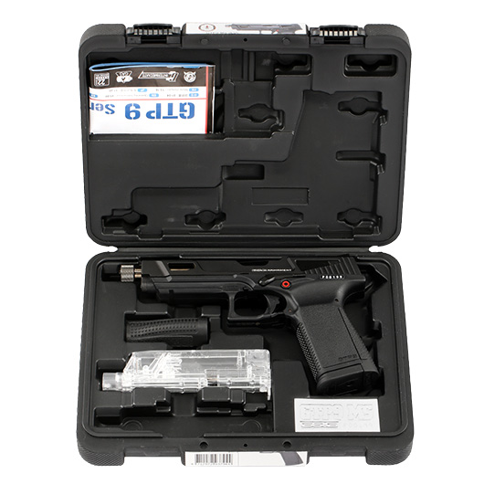 G&G GTP9 MS mit Metallschlitten GBB 6mm BB schwarz inkl. Pistolenkoffer Bild 7
