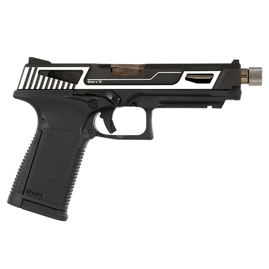 G&G GTP9 MS mit Metallschlitten GBB 6mm BB silber inkl. Pistolenkoffer Bild 3