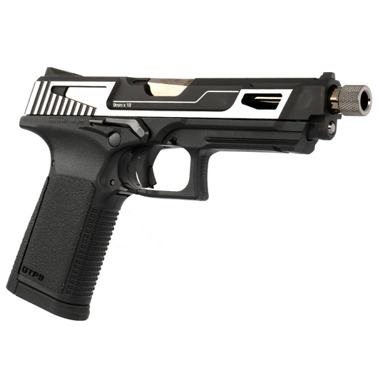 G&G GTP9 MS mit Metallschlitten GBB 6mm BB silber inkl. Pistolenkoffer Bild 8