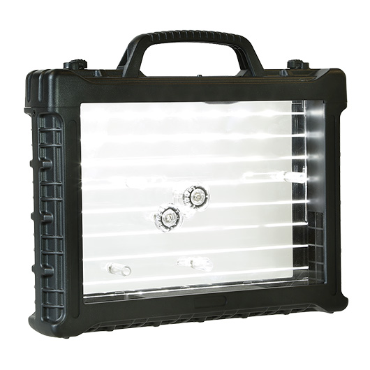 Wei-ETech UPC Ultimate Pistol Case mit LED-Beleuchtung Koffer 31 x 27 x 7 cm schwarz Bild 1