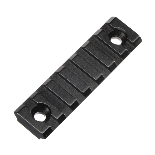 MET LOCK 21mm Aluminium Schiene 7 Slot / 77mm schwarz Bild 2