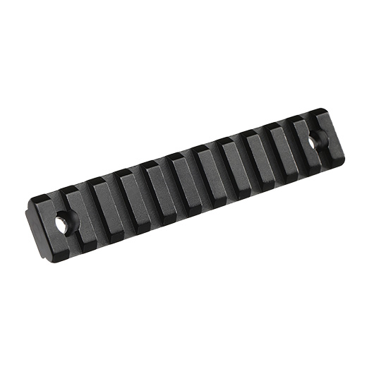 MET LOCK 21mm Aluminium Schiene 11 Slot / 117mm schwarz Bild 2