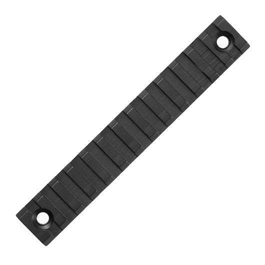 MET LOCK 21mm Aluminium Schiene 13 Slot / 136mm schwarz Bild 3