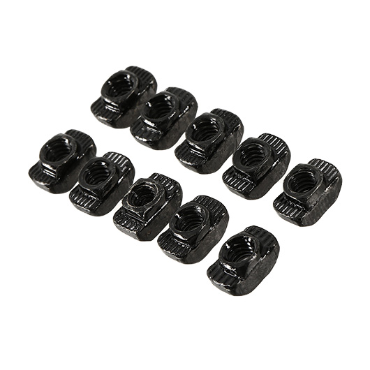 MP Airsoft KeyMod / LOCK Universal M4 Befestigungs-Muttern Set - 10 Stck