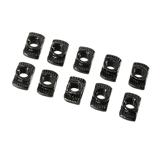 MP Airsoft KeyMod / LOCK Universal M4 Befestigungs-Muttern Set - 10 Stck Bild 1