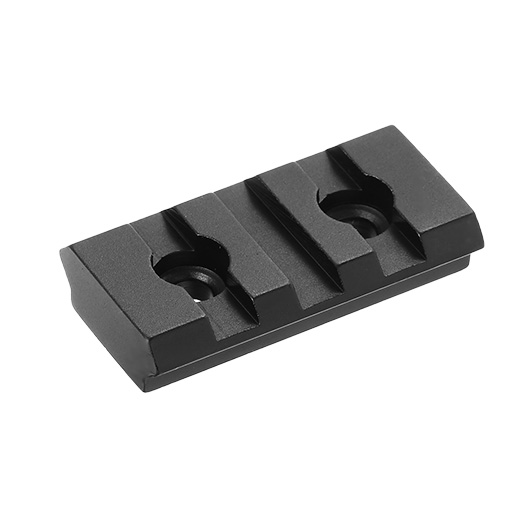 MET LOCK 21mm Aluminium Schiene 3 Slot / 40mm schwarz Bild 1