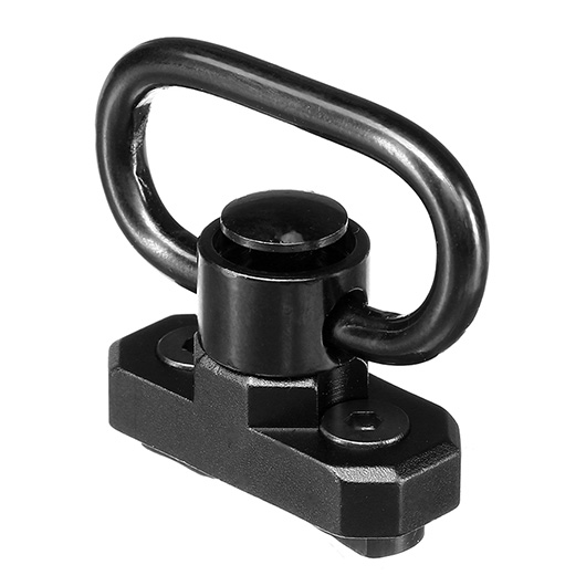 MET LOCK Aluminium QD Tragegurtadapter mit QD-se schwarz