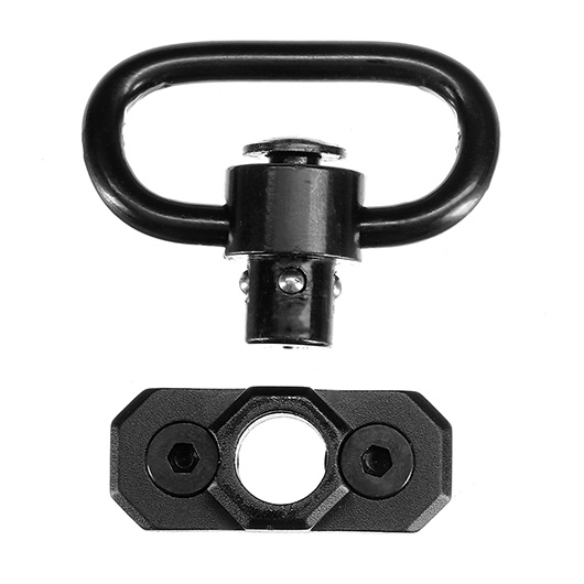 MET LOCK Aluminium QD Tragegurtadapter mit QD-se schwarz Bild 4