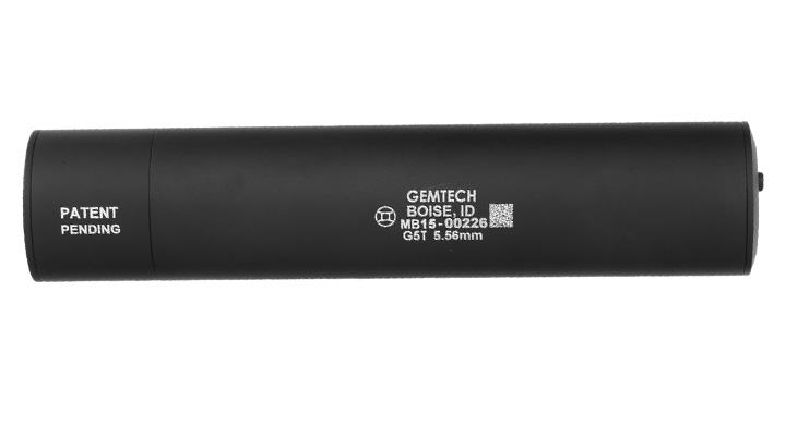Madbull / Gemtech G5 Aluminium Silencer mit Tracer Unit inkl. FH 14mm- schwarz Bild 3