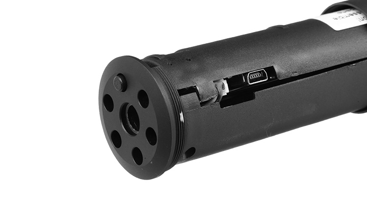 Madbull / Gemtech G5 Aluminium Silencer mit Tracer Unit inkl. FH 14mm- schwarz Bild 5