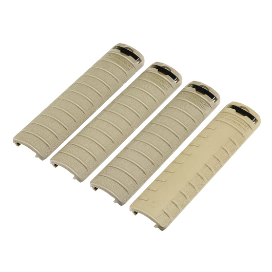 G&G Handguard Panel Style Rail Covers 156 mm 4er Set - Desert Tan