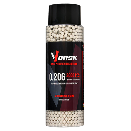 Vorsk Triple Polished QC BBs 0,20g 3.600er Flasche weiss
