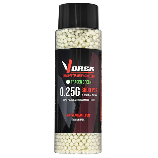 Vorsk Tracer Triple Polished QC BBs 0,25g 3.600er Flasche grn