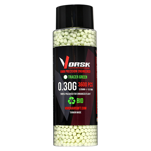 Vorsk Bio Tracer Triple Polished QC BBs 0,30g 3.600er Flasche grn