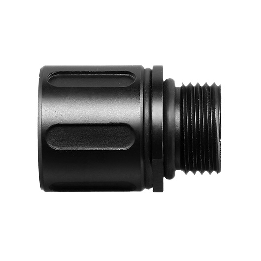 Vorsk Aluminium Schalldmpferadapter Set f. Pistolen 12mm+ auf 14mm- schwarz Bild 4