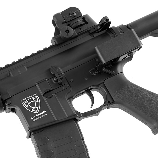 APS Speed Draw Lite Grtelclip / Beltclip fr M4 / AR-15 Airsoft Gewehre mit schraubbarem Gehusestift schwarz Bild 5
