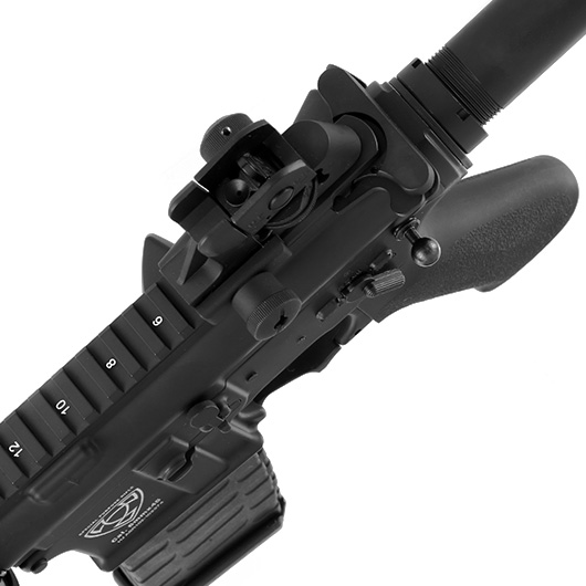 APS Speed Draw Lite Grtelclip / Beltclip fr M4 / AR-15 Airsoft Gewehre mit schraubbarem Gehusestift schwarz Bild 6