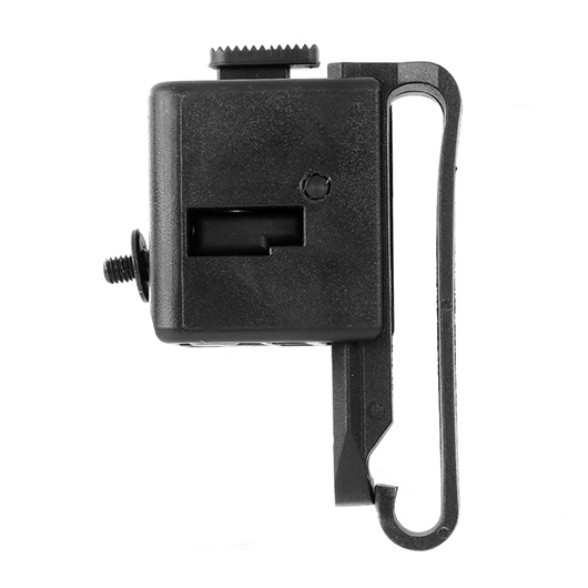 APS Speed Draw Lite Grtelclip / Beltclip fr M4 / AR-15 Airsoft Gewehre mit schraubbarem Gehusestift schwarz Bild 9