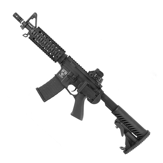 APS Speed Draw Full Adjust Grtelhalterung fr M4 / AR-15 Airsoft Gewehre mit schraubbarem Gehusestift schwarz Bild 8