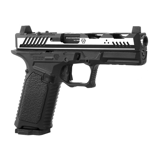 EMG / Strike Industries ARK mit Metallschlitten GBB 6mm BB 2-Tone schwarz-silber Bild 7