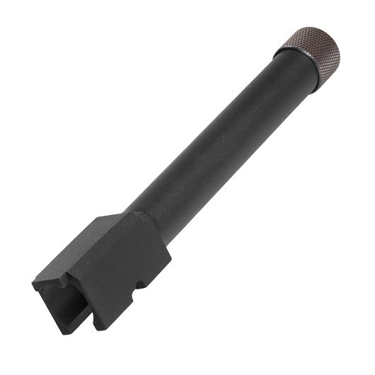 KJ Works CZ P-09 Duty Outer Barrel mit Silencer Gewinde 14mm- schwarz Bild 1