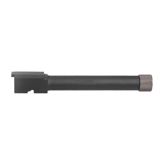 KJ Works CZ P-09 Duty Outer Barrel mit Silencer Gewinde 14mm- schwarz Bild 3