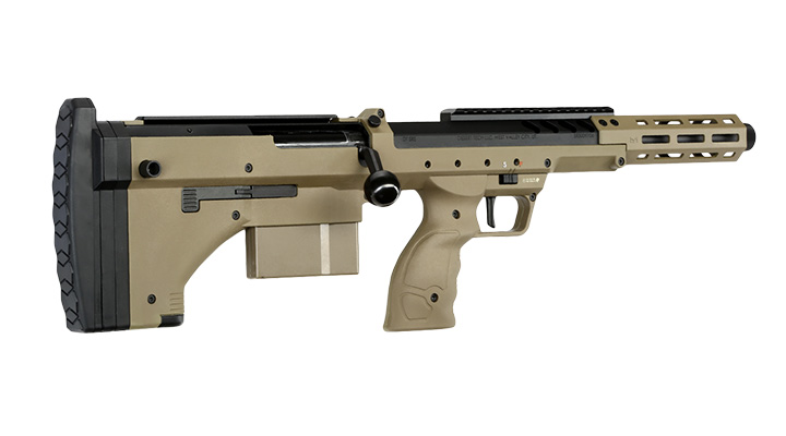 Silverback Desert Tech SRS-A2 / M2 Sport 16 Zoll Pull-Bolt Bullpup Springer 6mm BB Flat Dark Earth Bild 3