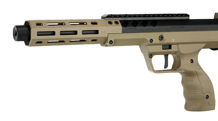 Silverback Desert Tech SRS-A2 / M2 Sport 16 Zoll Pull-Bolt Bullpup Springer 6mm BB Flat Dark Earth Bild 6