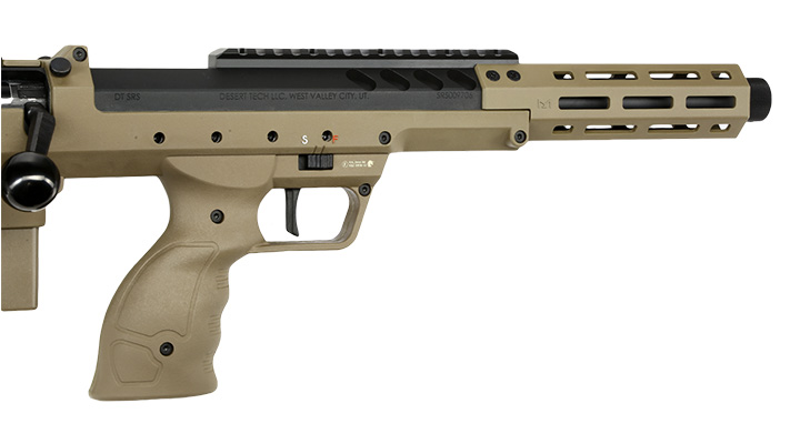 Silverback Desert Tech SRS-A2 / M2 Sport 16 Zoll Pull-Bolt Bullpup Springer 6mm BB Flat Dark Earth Bild 8