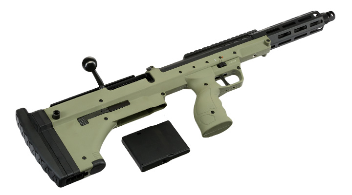 Silverback Desert Tech SRS-A2 / M2 Covert 16 Zoll Pull-Bolt Bullpup Springer 6mm BB oliv Bild 5