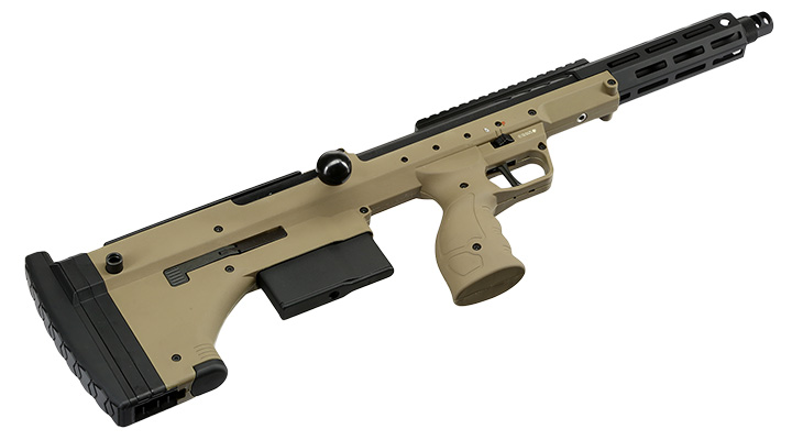 Silverback Desert Tech SRS-A2 / M2 Covert 16 Zoll Pull-Bolt Bullpup Springer 6mm BB Flat Dark Earth Bild 4