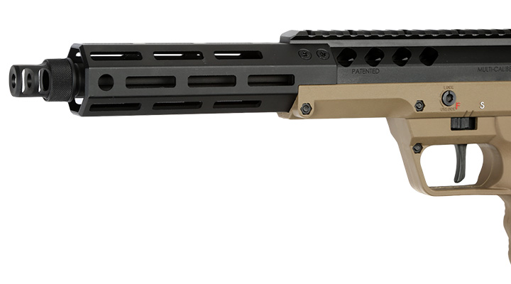 Silverback Desert Tech SRS-A2 / M2 Covert 16 Zoll Pull-Bolt Bullpup Springer 6mm BB Flat Dark Earth Bild 6