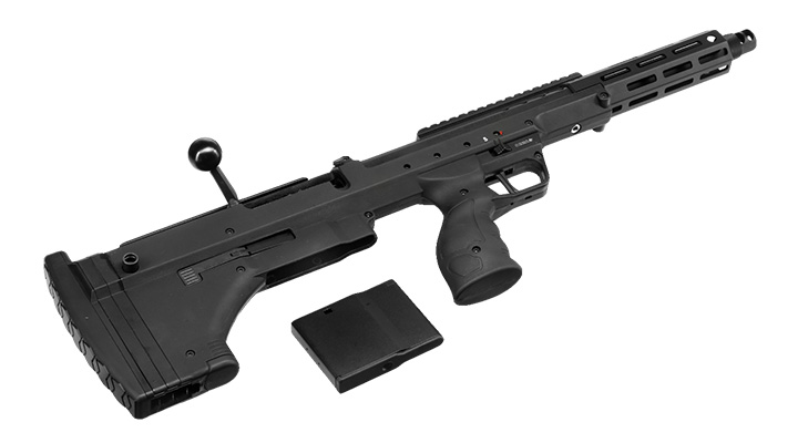 Silverback Desert Tech SRS-A2 / M2 Covert 16 Zoll Pull-Bolt Bullpup Springer 6mm BB schwarz Bild 5