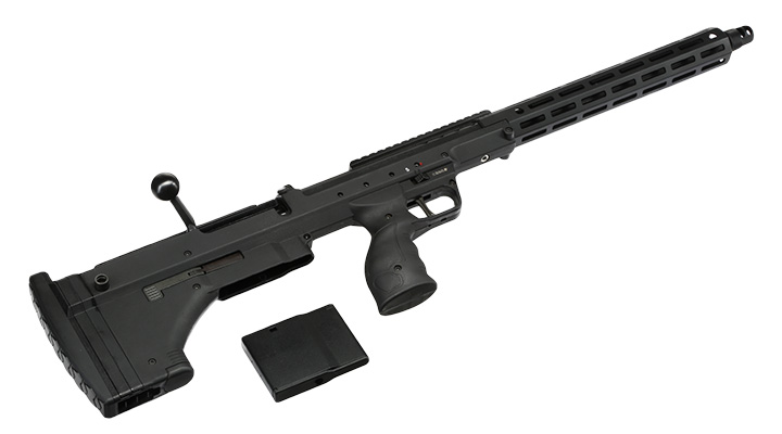 Silverback Desert Tech SRS-A2 / M2 Covert 22 Zoll Pull-Bolt Bullpup Springer 6mm BB schwarz Bild 5