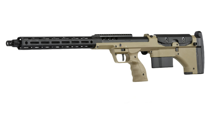 Silverback Desert Tech SRS-A2 / M2 Covert 22 Zoll Pull-Bolt Bullpup Springer 6mm BB Flat Dark Earth