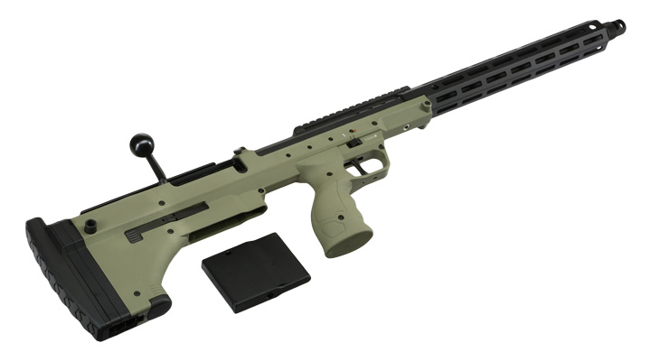 Silverback Desert Tech SRS-A2 / M2 Covert 22 Zoll Pull-Bolt Bullpup Springer 6mm BB oliv Bild 5