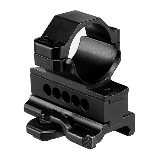 Aim-O 21mm QD-Mount / Halterung f. 30mm Red-Dot Zielgerte schwarz Bild 5