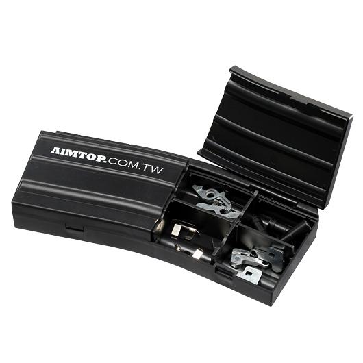 AIM Top M4 Magazin-Style Sortierbox / Accessory Box schwarz