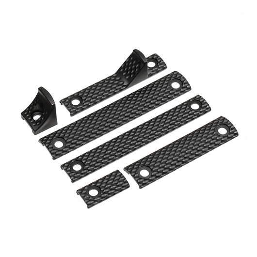 King Arms Rail Cover Set f. King Arms M-LOK TWS Ver. 2 Handguard schwarz Bild 1