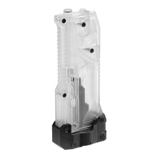 Satellite High Bullet BB Loader Plus Speedloader f. M4 AEG / S-AEG / GBB Magazine transparent Bild 2